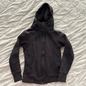 Lululemon Black Scuba Zip Up Hoodie